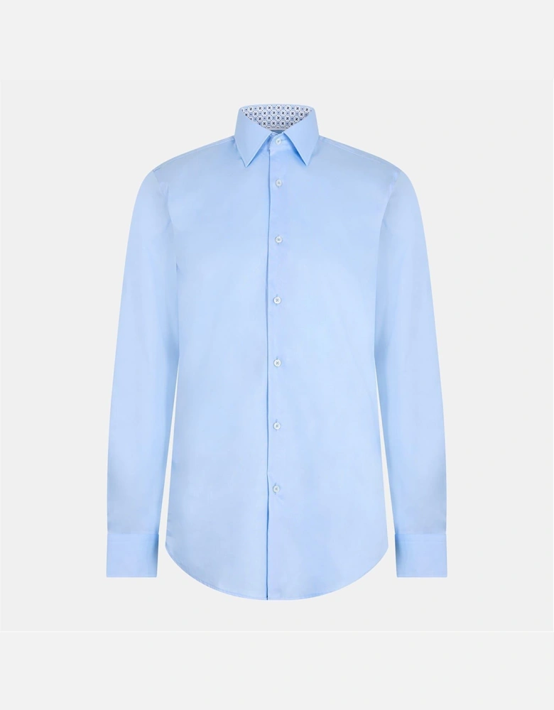 Point Collar Long Sleeve Regular Fit Oxford Shirt