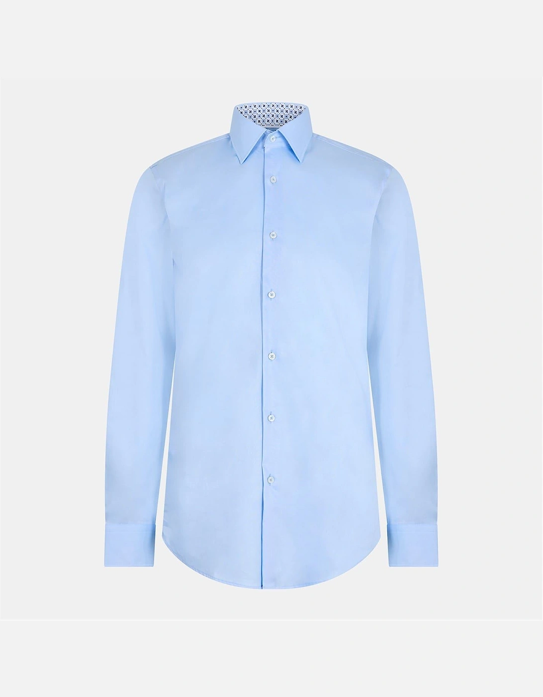 Point Collar Long Sleeve Regular Fit Oxford Shirt