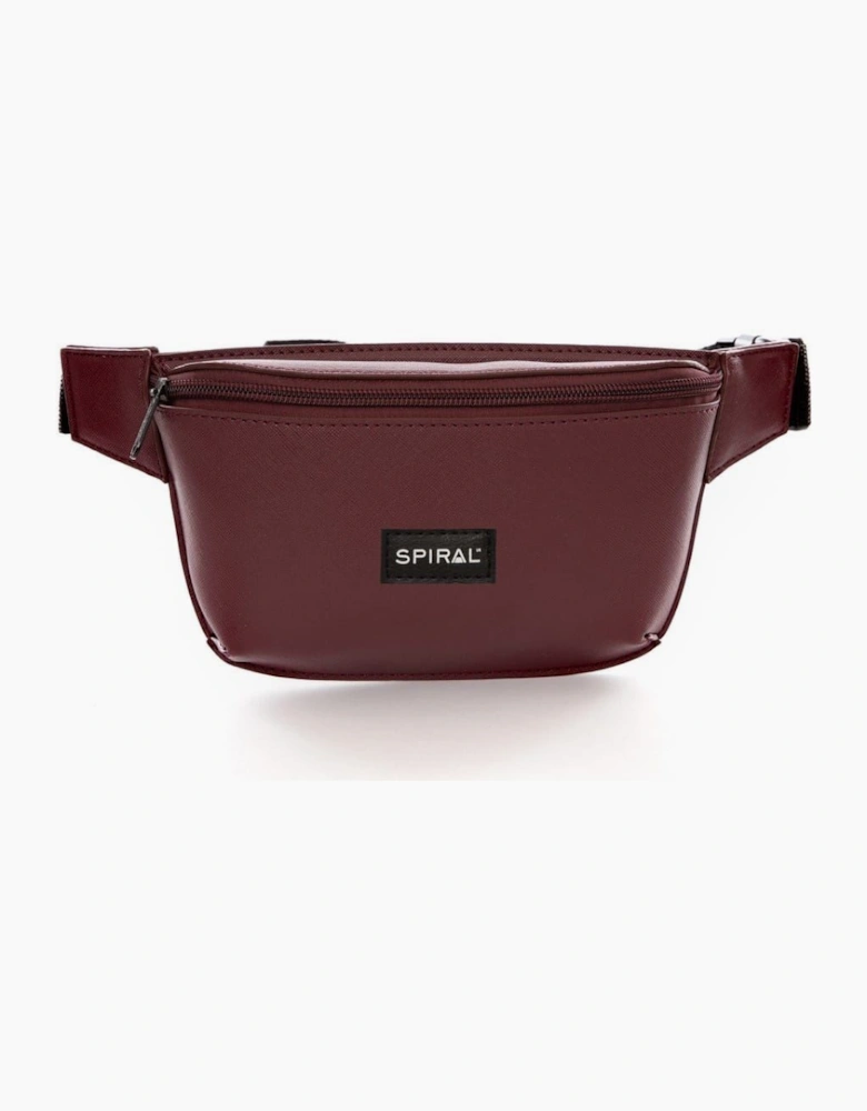 Chelsea Crescent Shape Fanny Pack with Silver Tone Hardware
