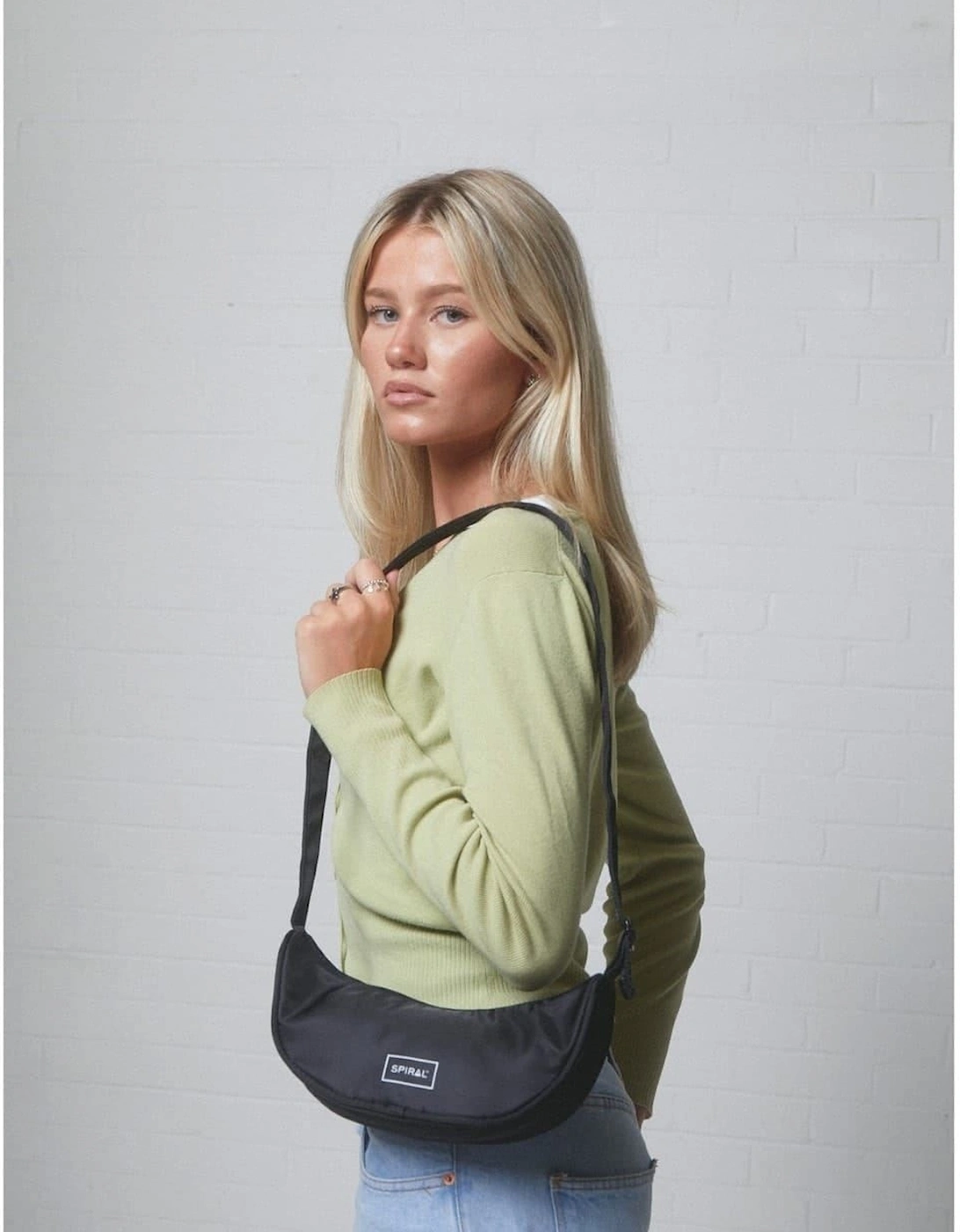 Cali Cross Body Bag with Logo Patch