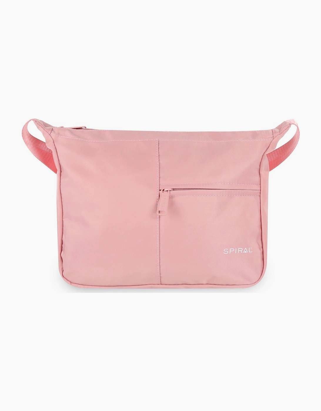 Spiral Women's Pink Cali Cross Body Bag With Yellow Orange Hardware - Size: One Size