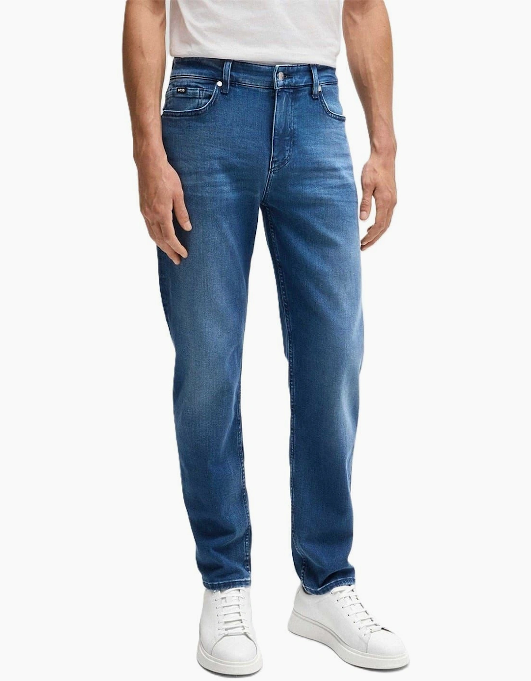 Mid Rise Slim Fit Five Pocket Jeans