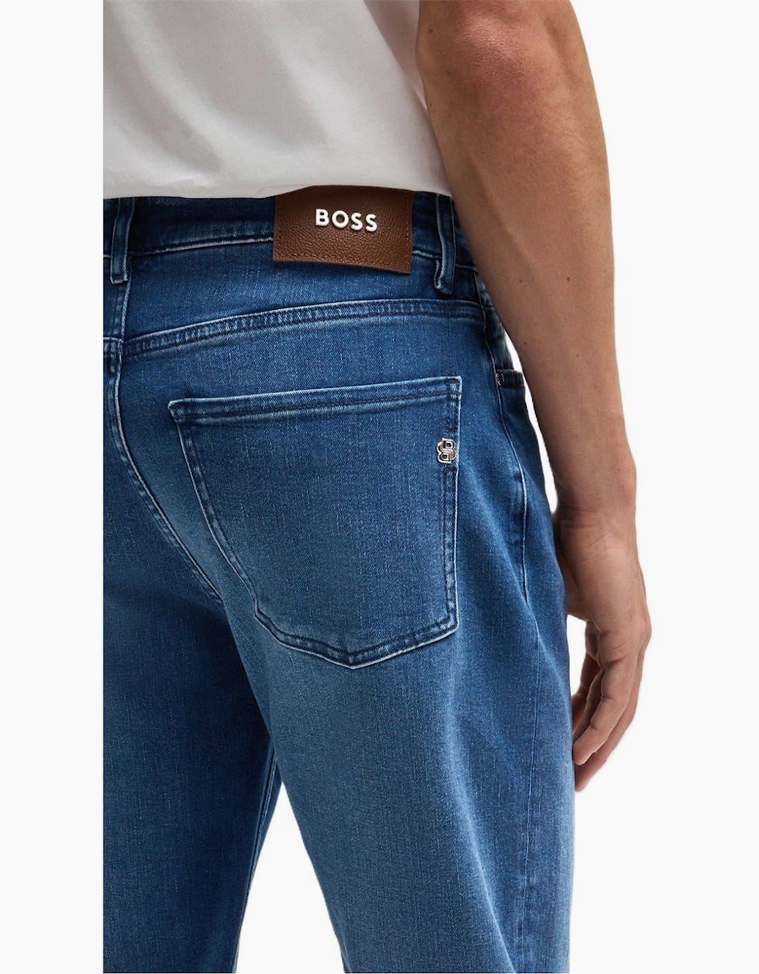 Mid Rise Slim Fit Five Pocket Jeans