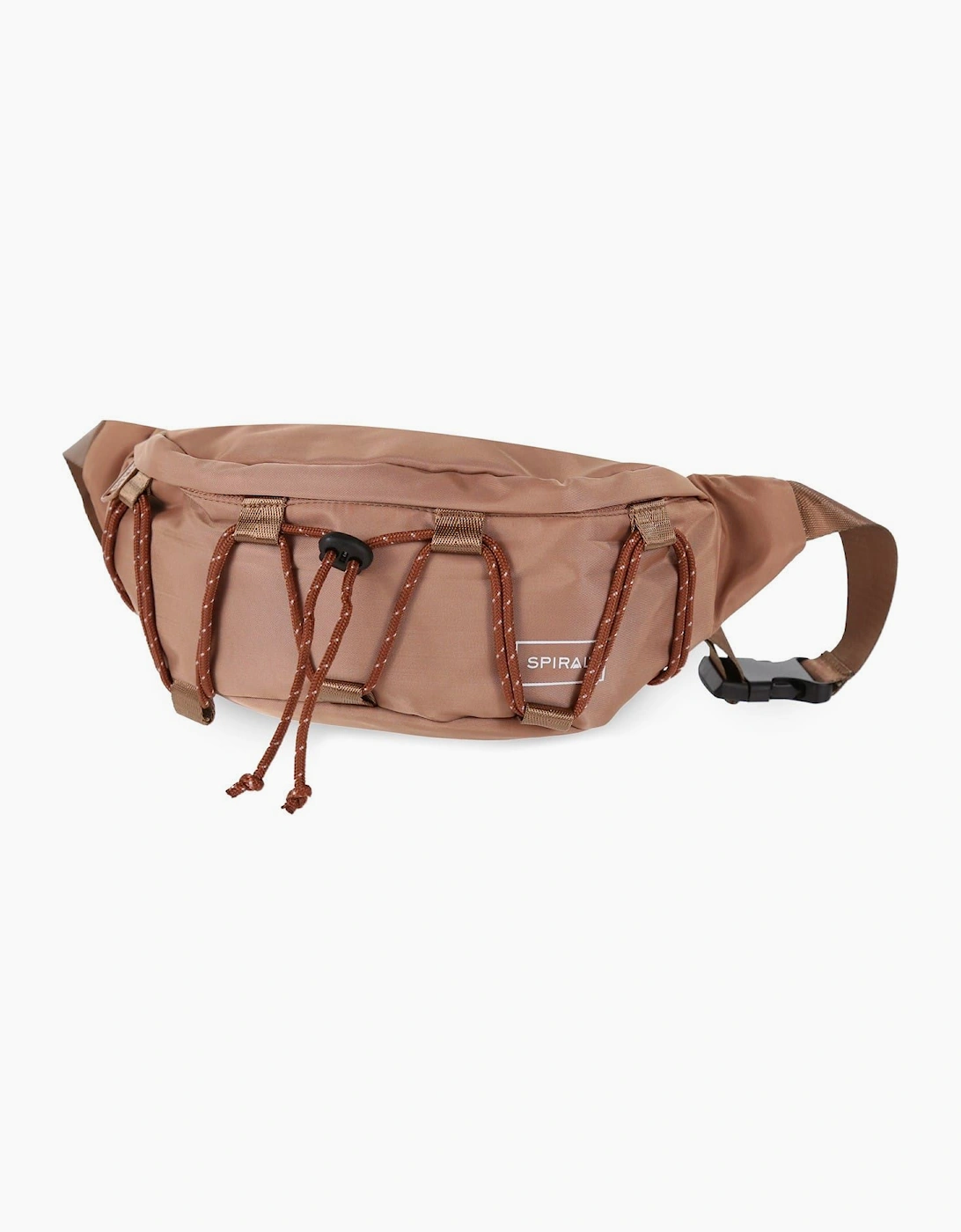 Spiral Women's Cream/Brown Arlo Crescent Shaped Fanny Pack - Size: One Size