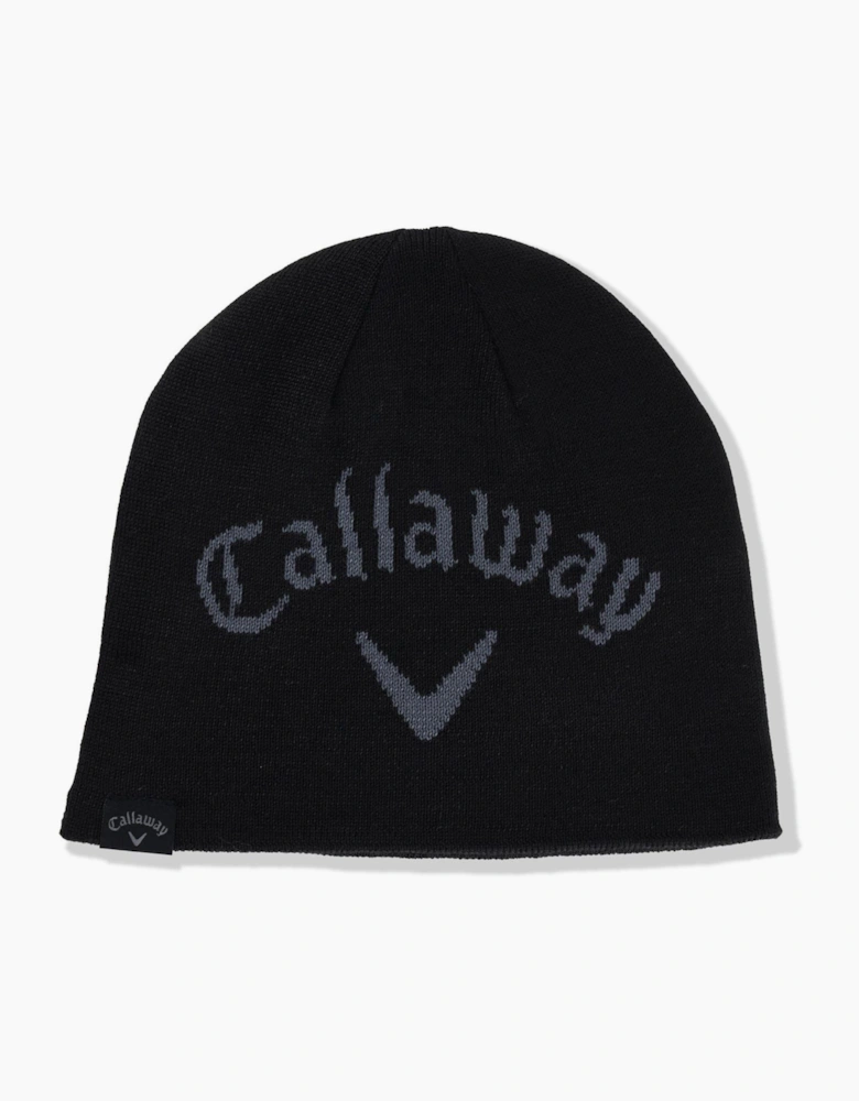Reverse Wordmark Beanie with Logo