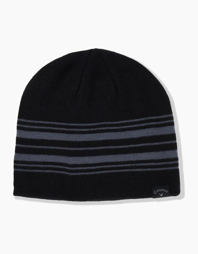Reverse Wordmark Beanie with Logo