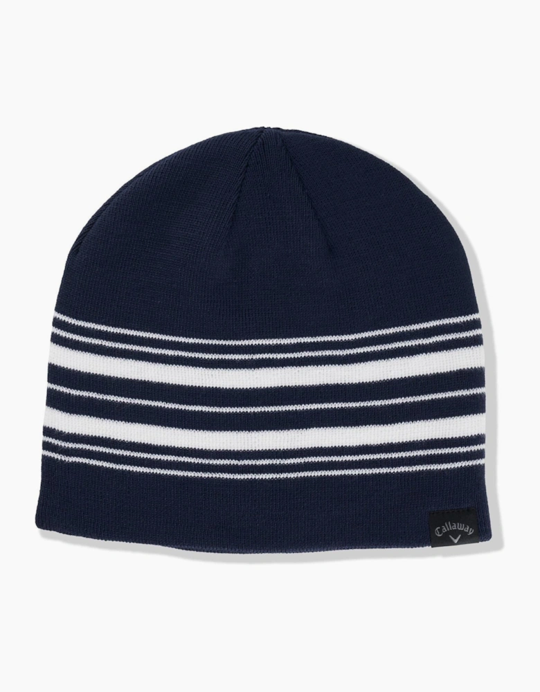 Reverse Wordmark Beanie with Logo