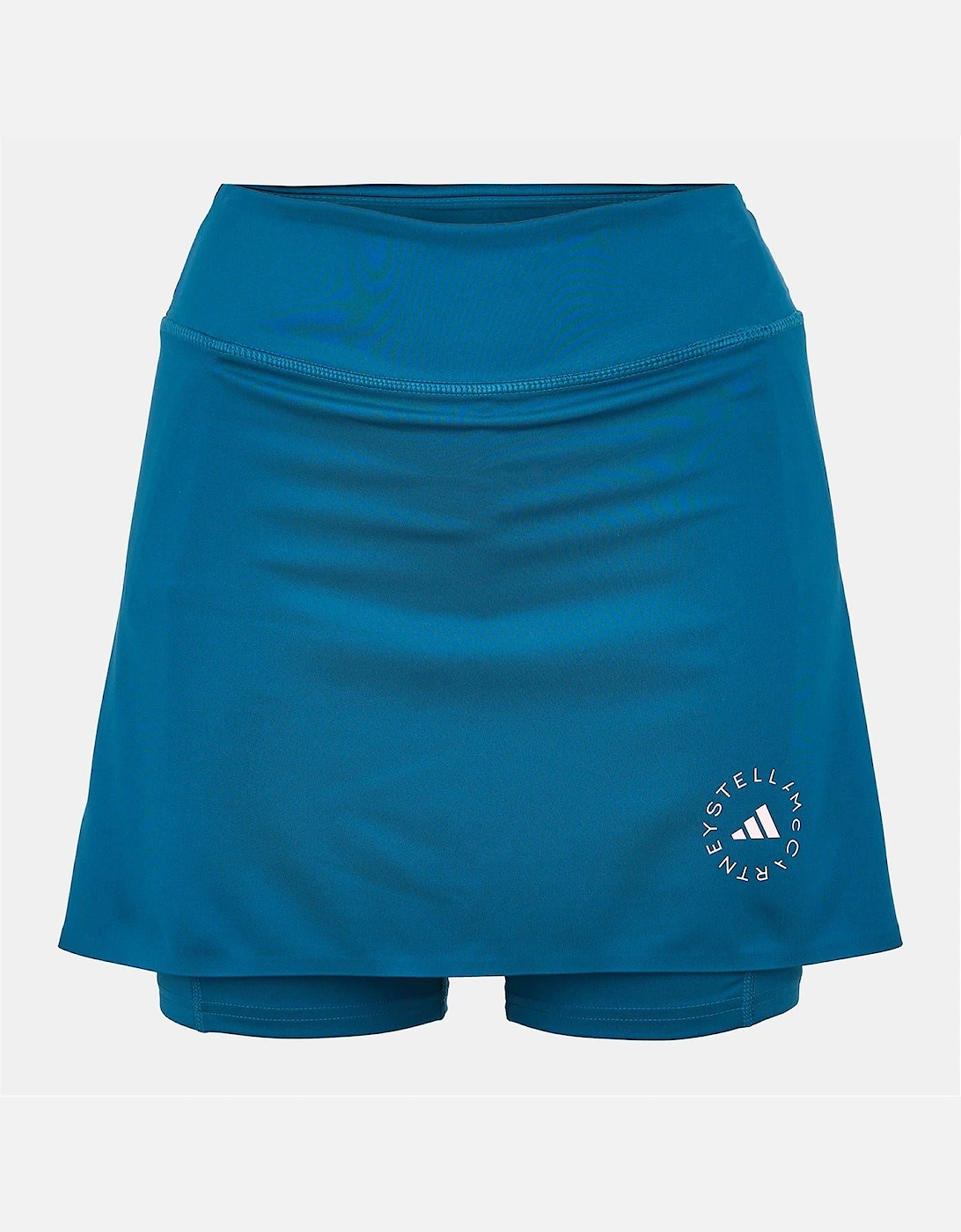 Adidas Women's Green Asmc Solid Patterned Regular Fit Mini Skort  14/30In 14 L