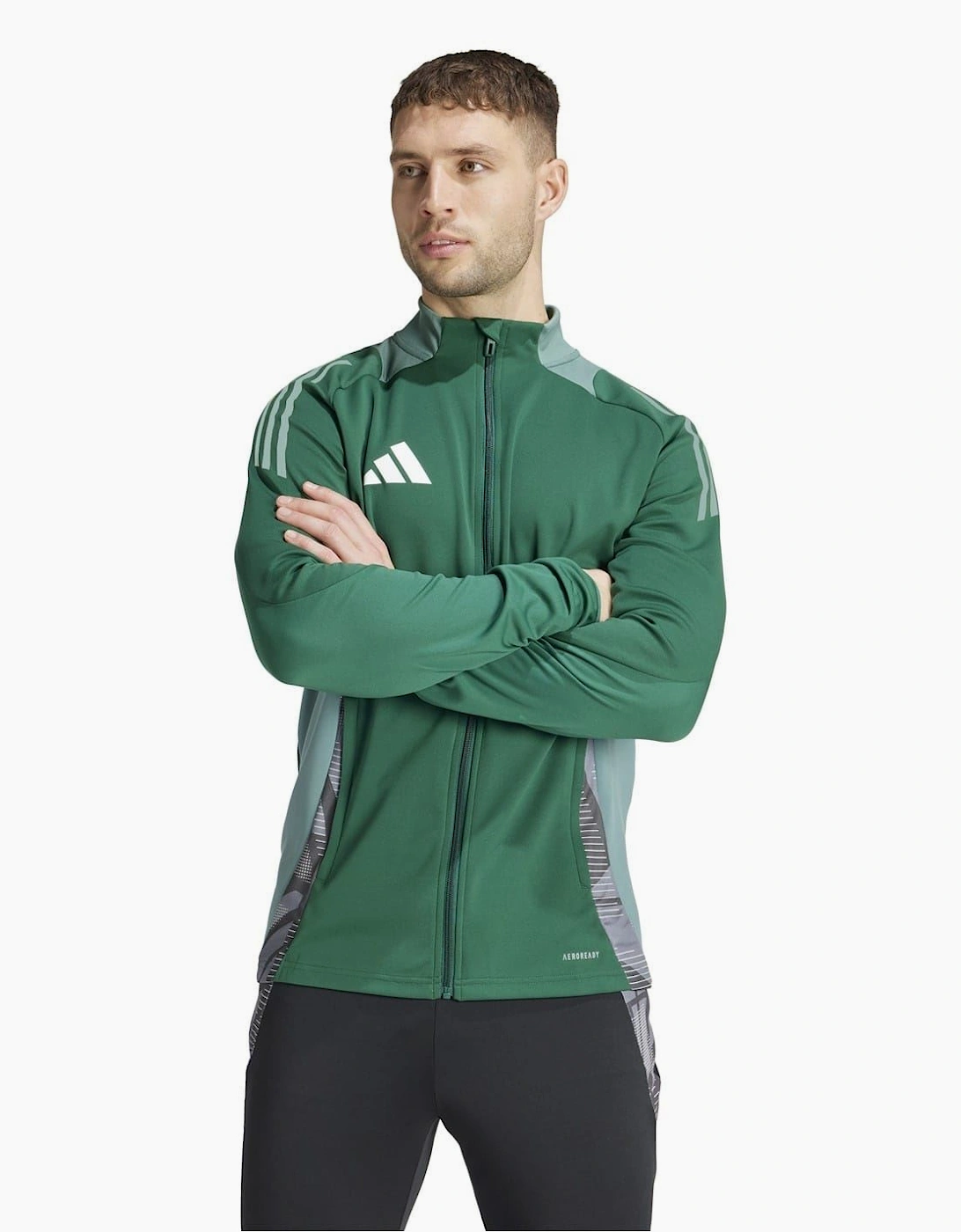 Tiro24 Funnel Neck High Collar Athletic Jacket