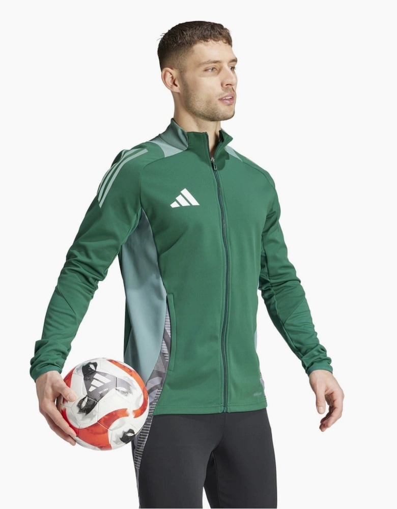 Tiro24 Funnel Neck High Collar Athletic Jacket