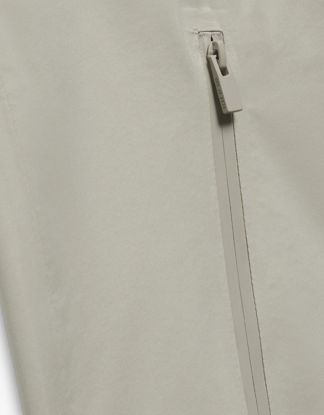 Solid Patterned Zipped Pocket Woven Cuff Parka Coat