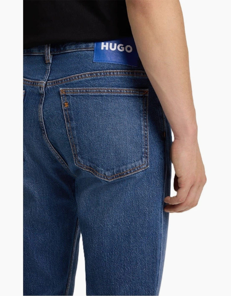 Mid Rise Slim Fit Five Pocket Jeans