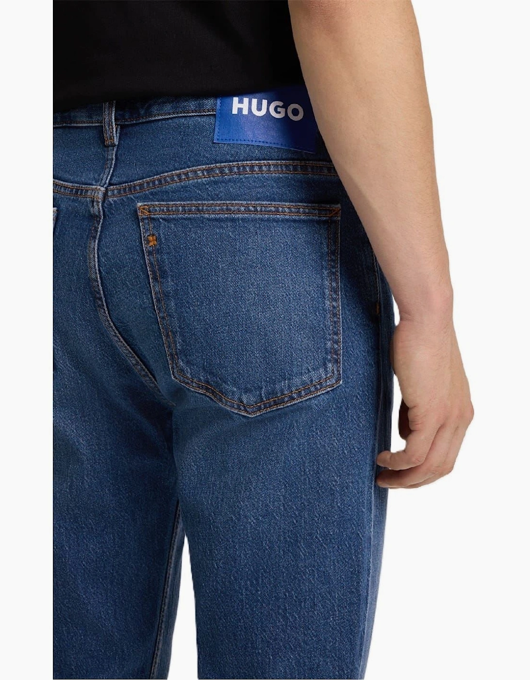 Mid Rise Slim Fit Five Pocket Jeans