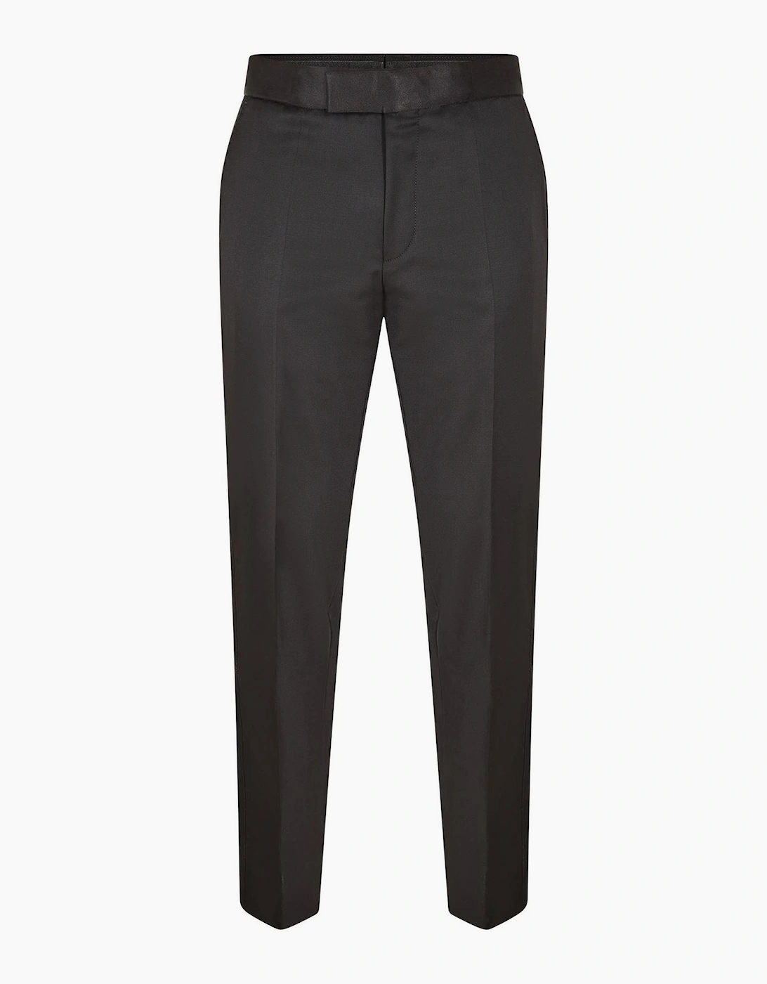 Lenon Tux Solid Patterned Straight Trousers, 3 of 2