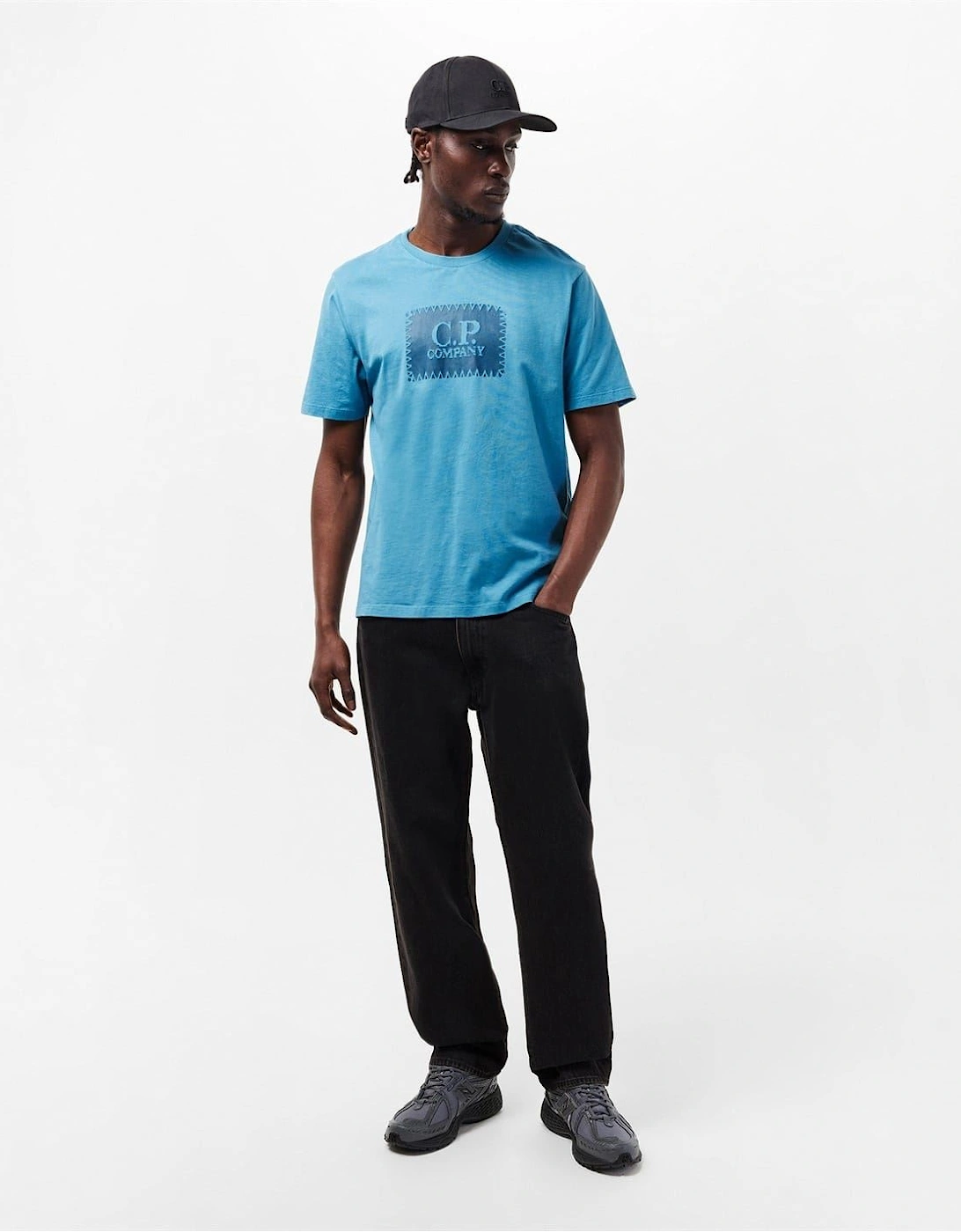 Mens Block Logo Regular Fit T-Shirt