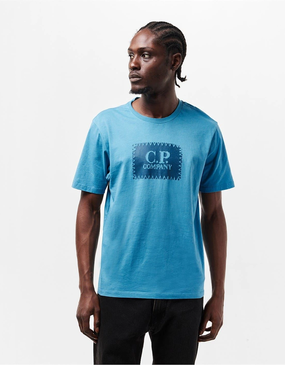 Mens Block Logo Regular Fit T-Shirt