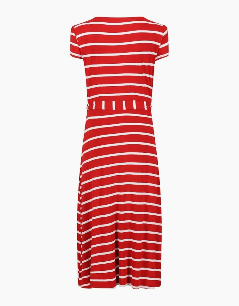 Maisyn V-Neck Short Sleeve Maxi Dress