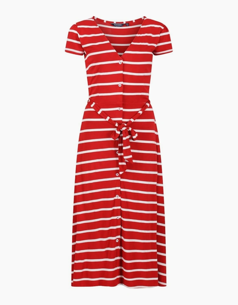 Maisyn V-Neck Short Sleeve Maxi Dress