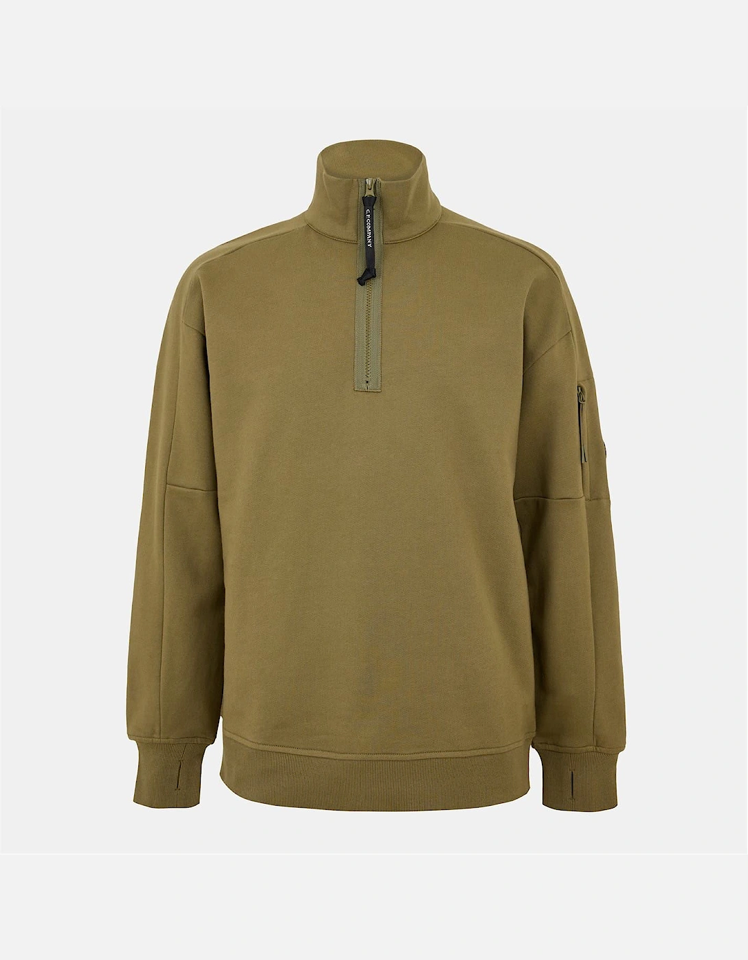 Mens Lens Quarter Zip Fleece Top