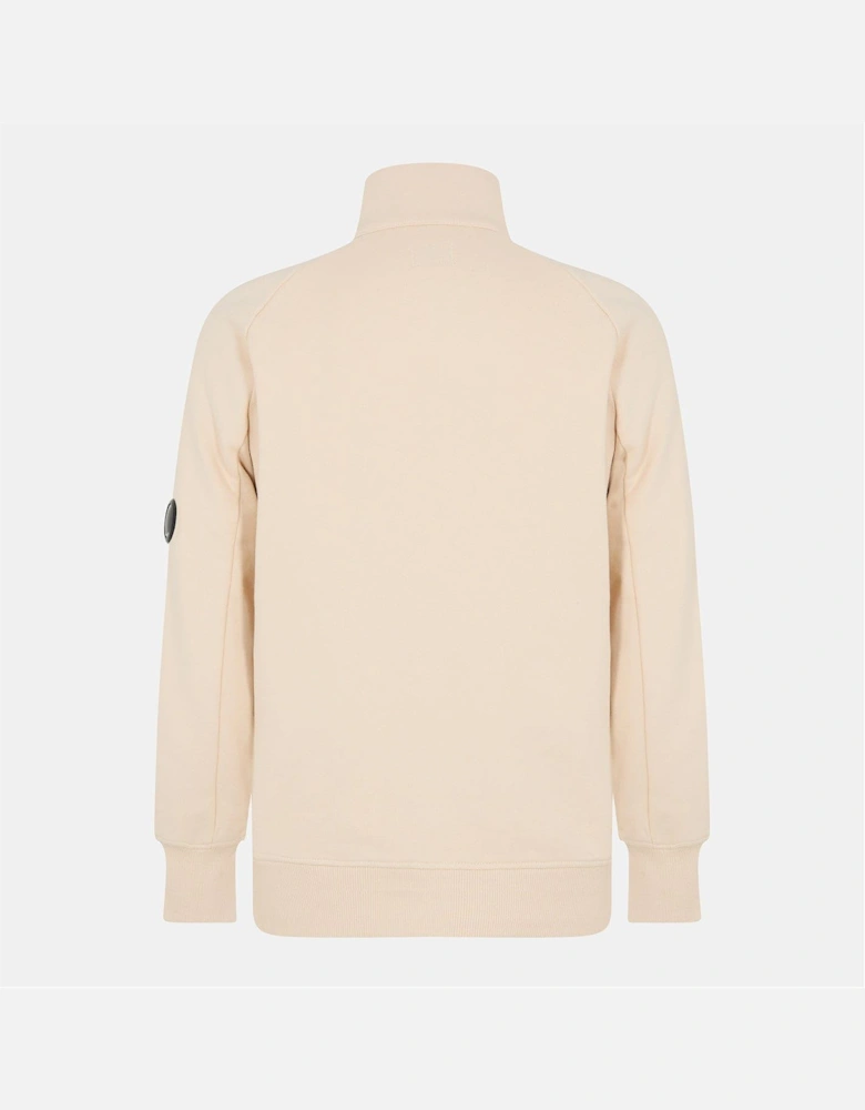 Mens Lens Quarter Zip Fleece Top