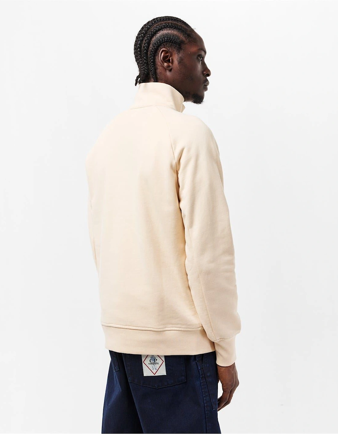 Mens Lens Quarter Zip Fleece Top