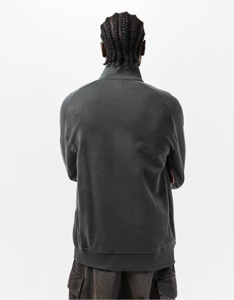 Mens Lens Quarter Zip Fleece Top