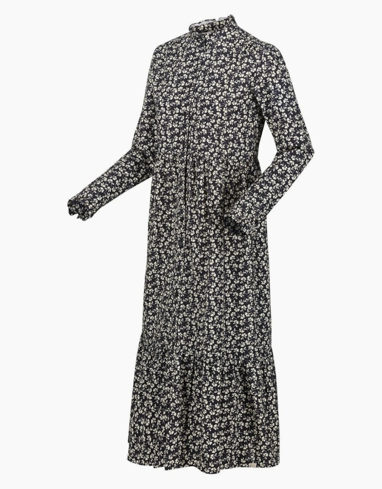 Orla Mock Neck Long Sleeve Midi Dress