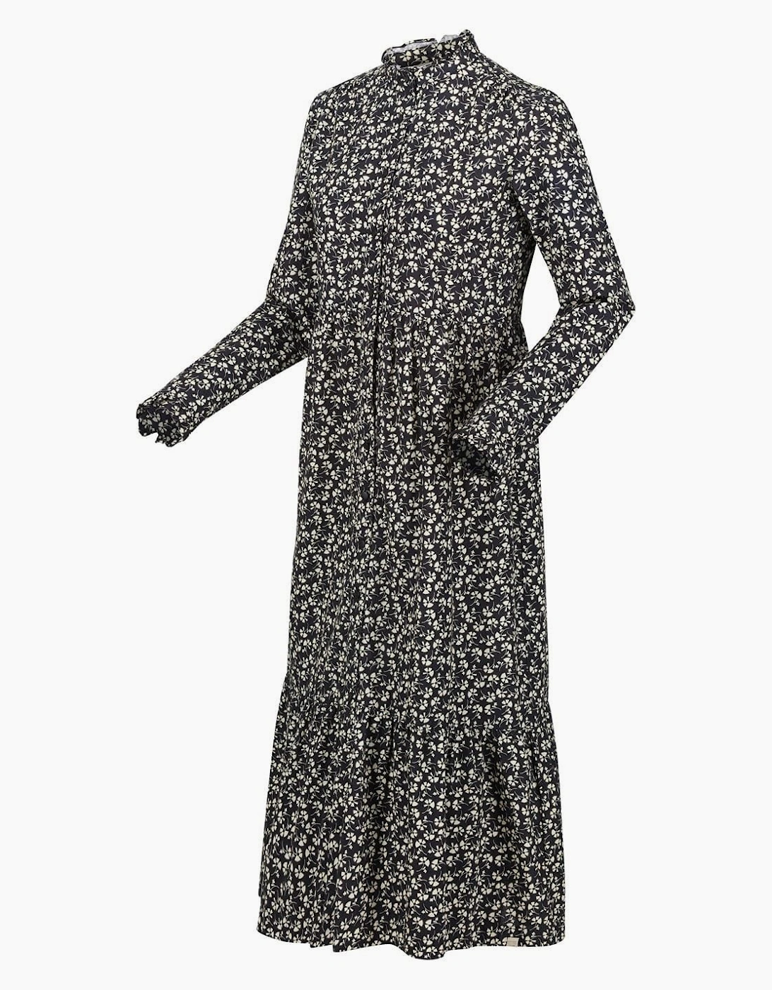 Orla Mock Neck Long Sleeve Midi Dress