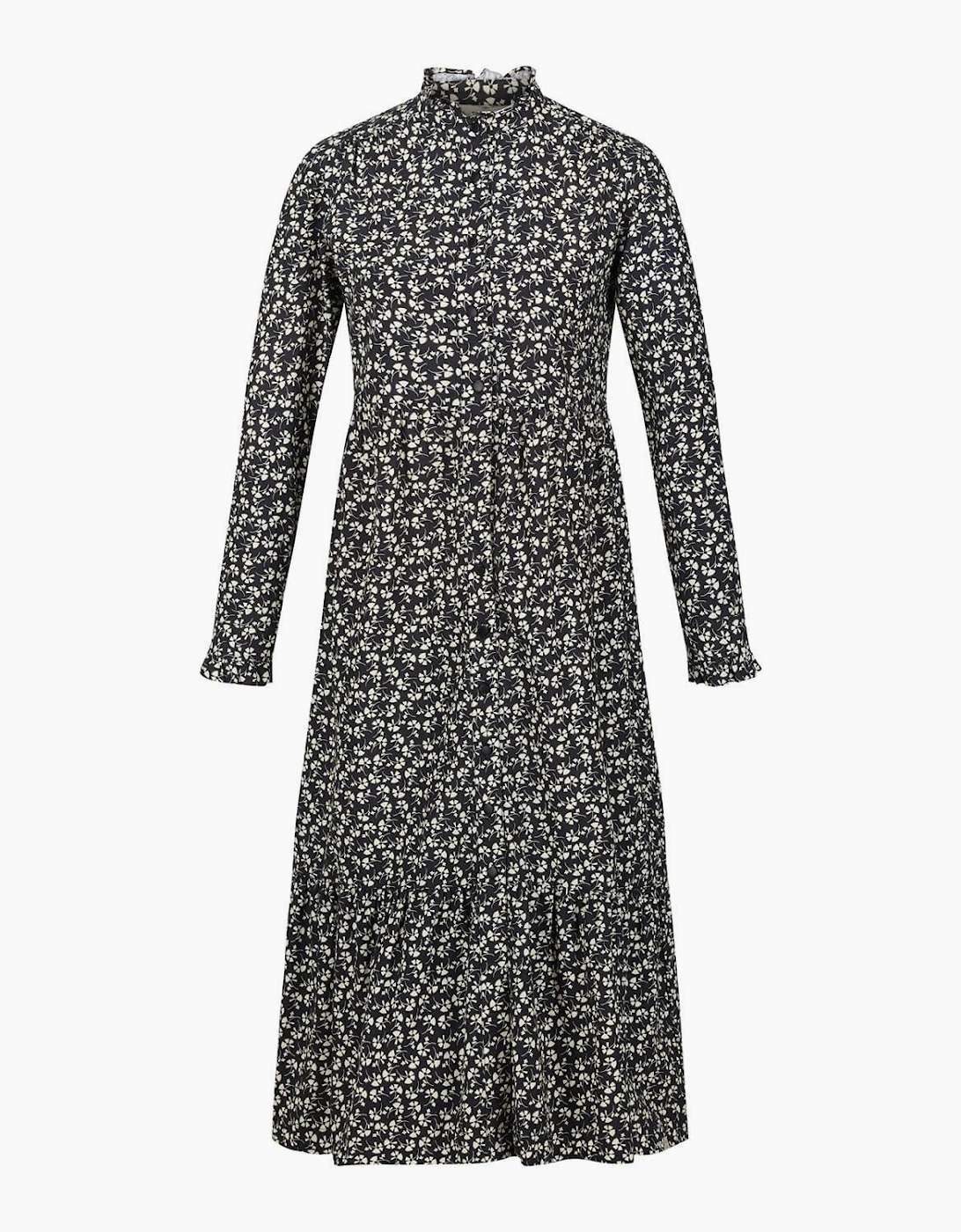 Orla Mock Neck Long Sleeve Midi Dress