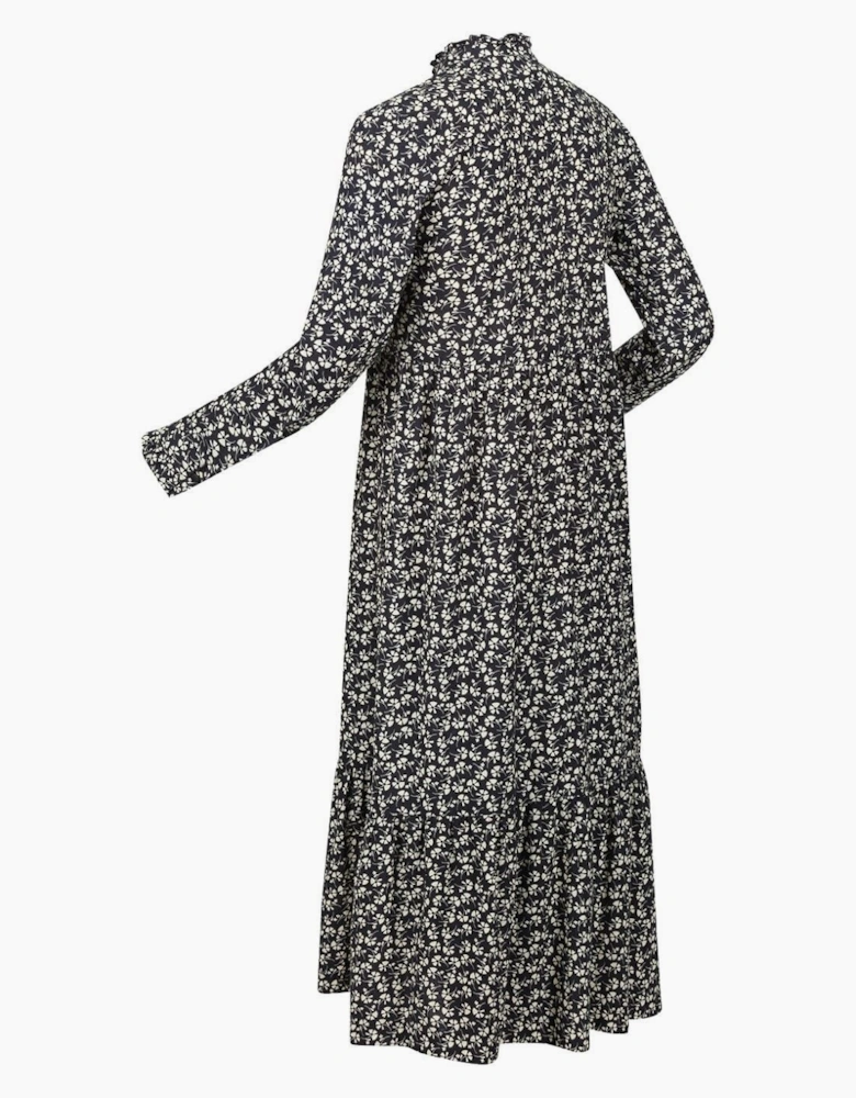 Orla Mock Neck Long Sleeve Midi Dress