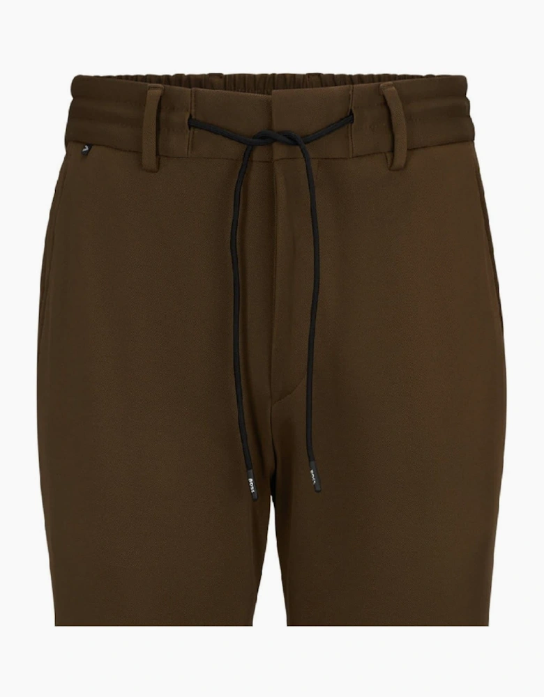 Geniusj Solid Patterned Straight Leg Trousers