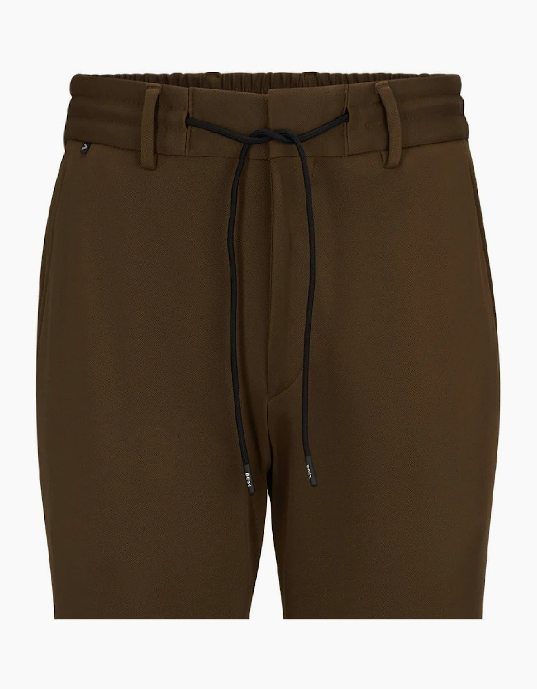Geniusj Solid Patterned Straight Leg Trousers