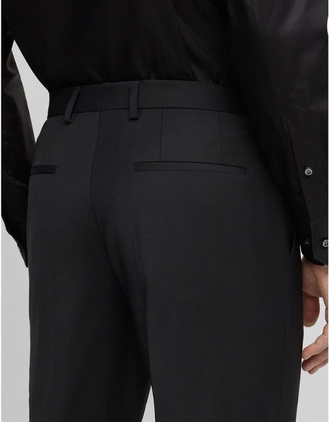 Leon Solid Patterned Straight Chinos