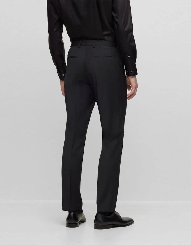 Leon Solid Patterned Straight Chinos