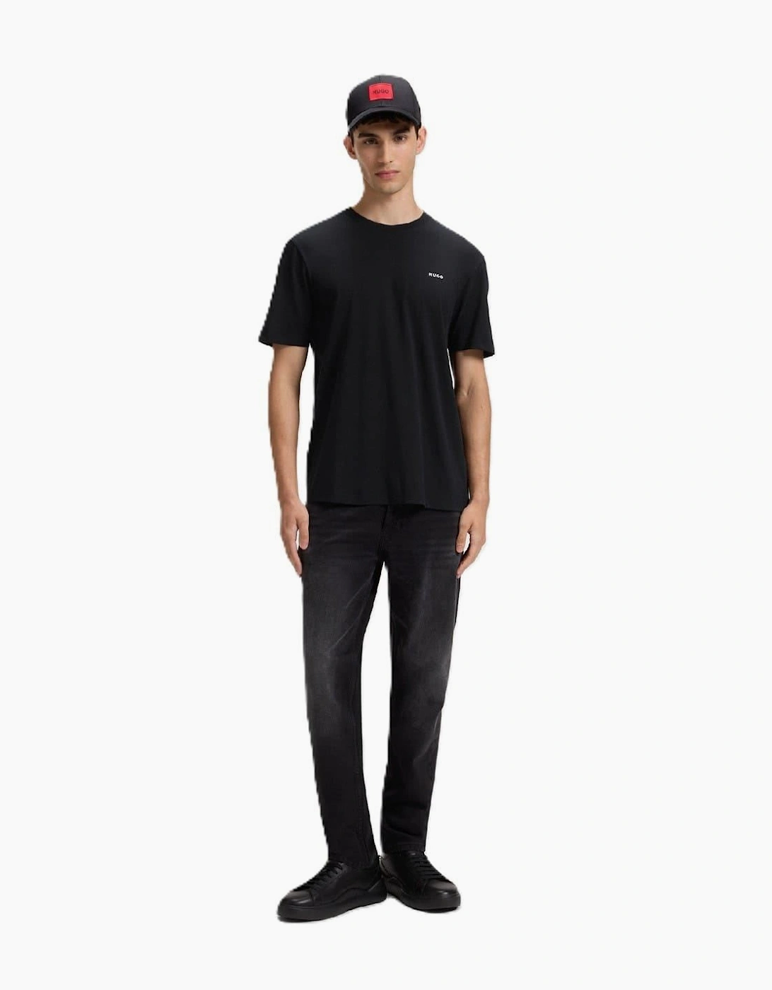 Ribbed Collar Short Sleeve Polo Shirt