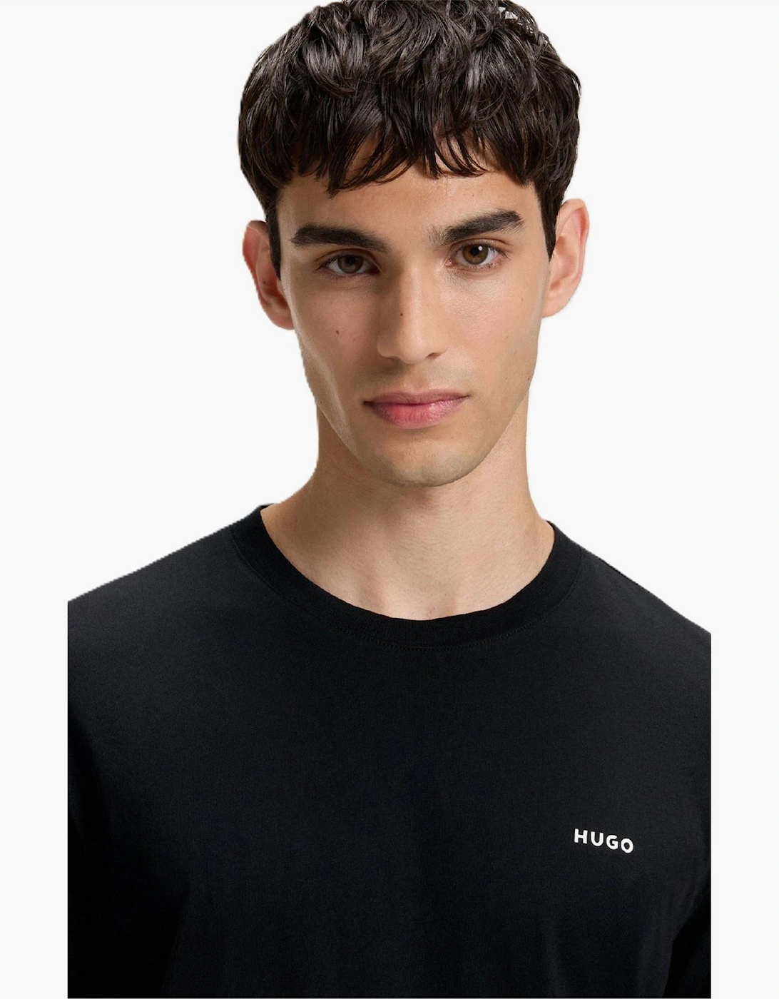 Ribbed Collar Short Sleeve Polo Shirt