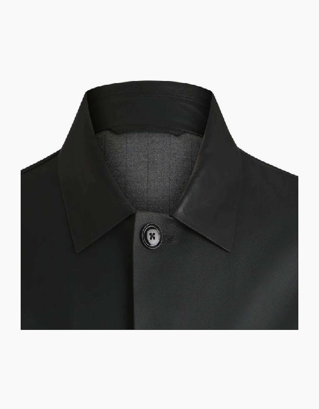 Solid Patterned Front Pocket Woven Cuff Over Coat