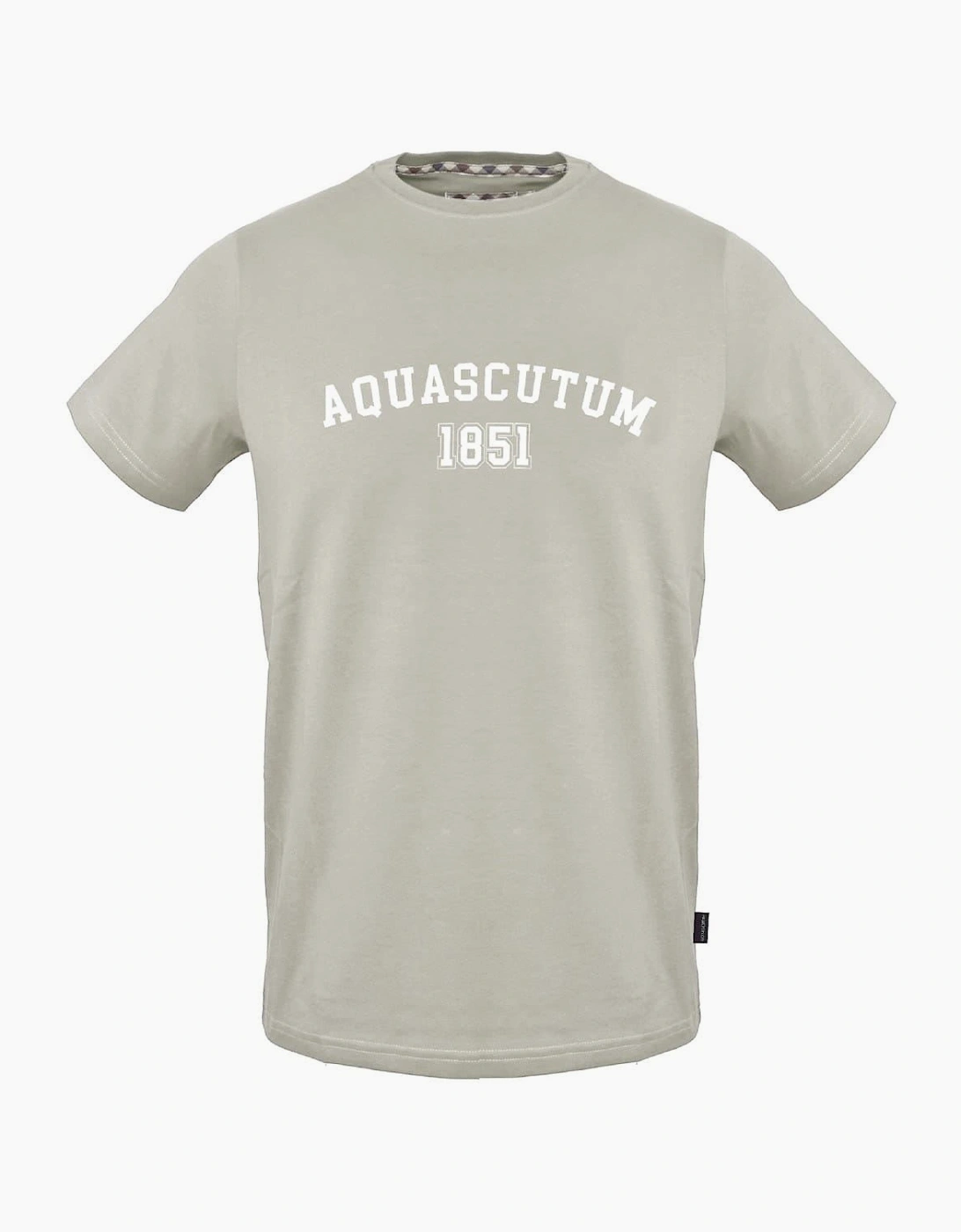 Arch Lettering Crew Neck Short Sleeve T-Shirt, 2 of 1