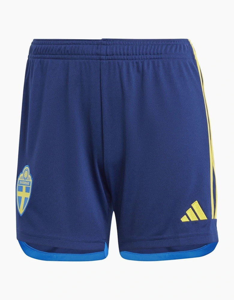 Regular Fit Soccer Shorts with Notch Hem