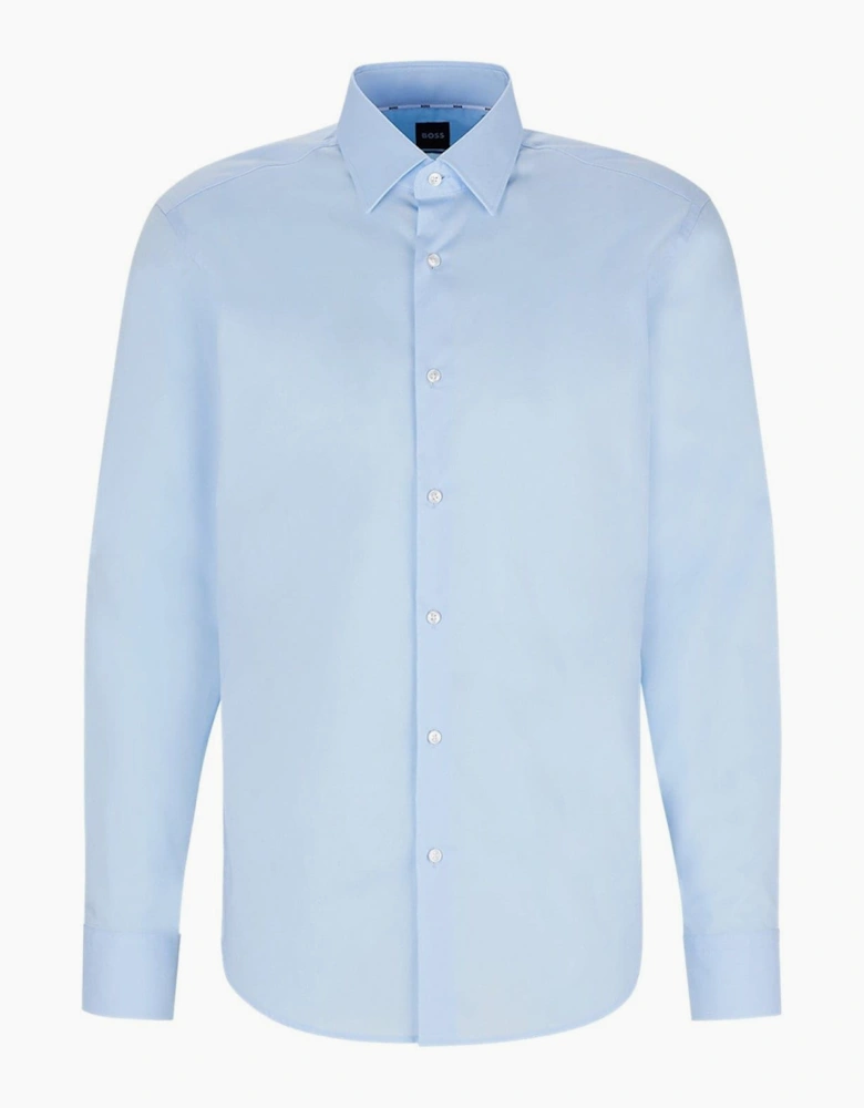 Joe Collared Neck Point Collar Long Sleeve Shirt