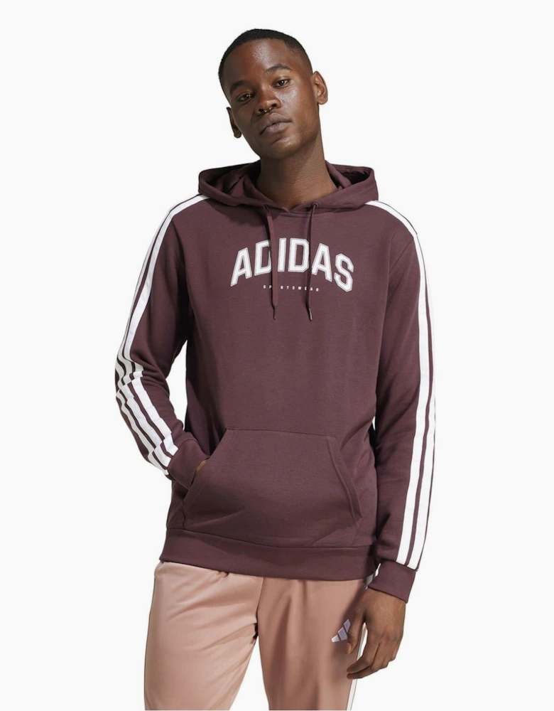 Kangaroo Pocket Hooded Long Sleeve Sweatshirt