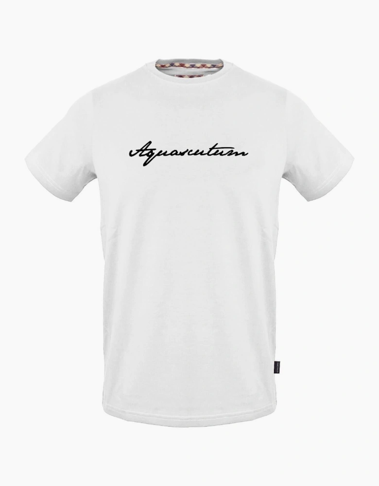 Crew Neck Ribbed Collar Short Sleeve Jersey T-Shirt