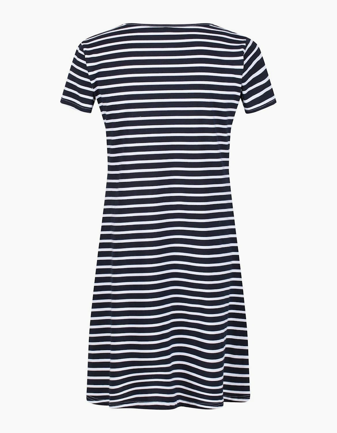 Balia Crew Neck Short Sleeve Knee Length Dress