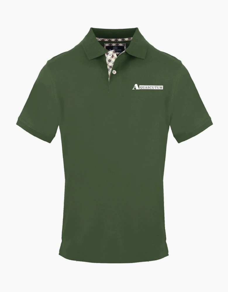 Collared Neck Short Sleeve Polo Shirt