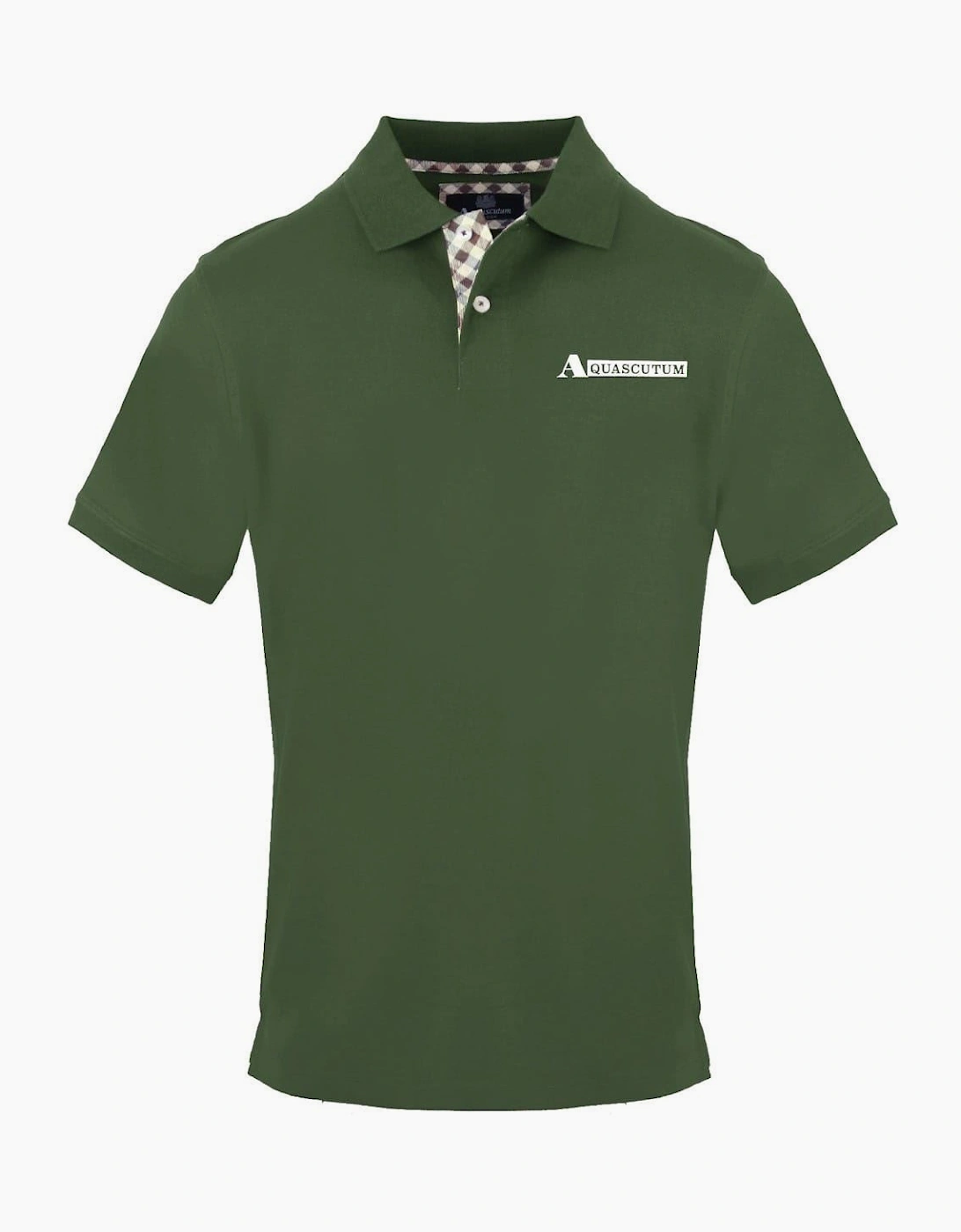 Collared Neck Short Sleeve Polo Shirt