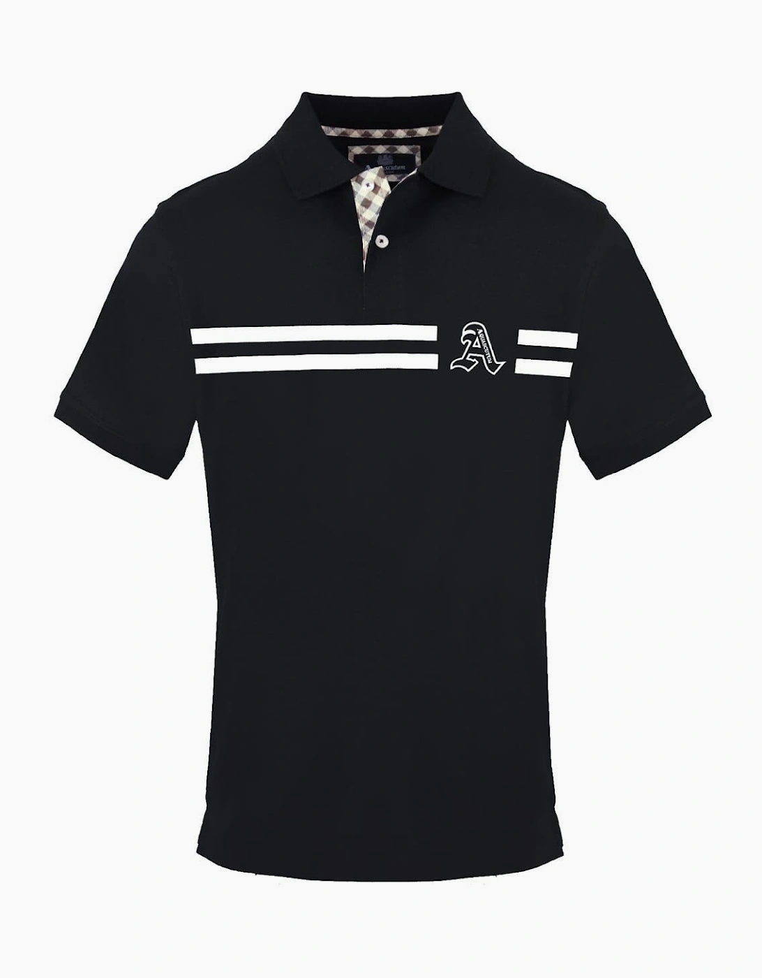 Collared Neck Short Sleeve Polo Shirt