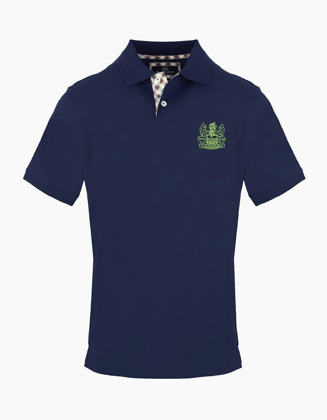 Collared Neck Short Sleeve Polo Shirt