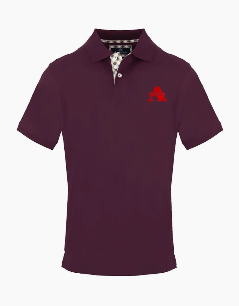 Collared Neck Short Sleeve Polo Shirt