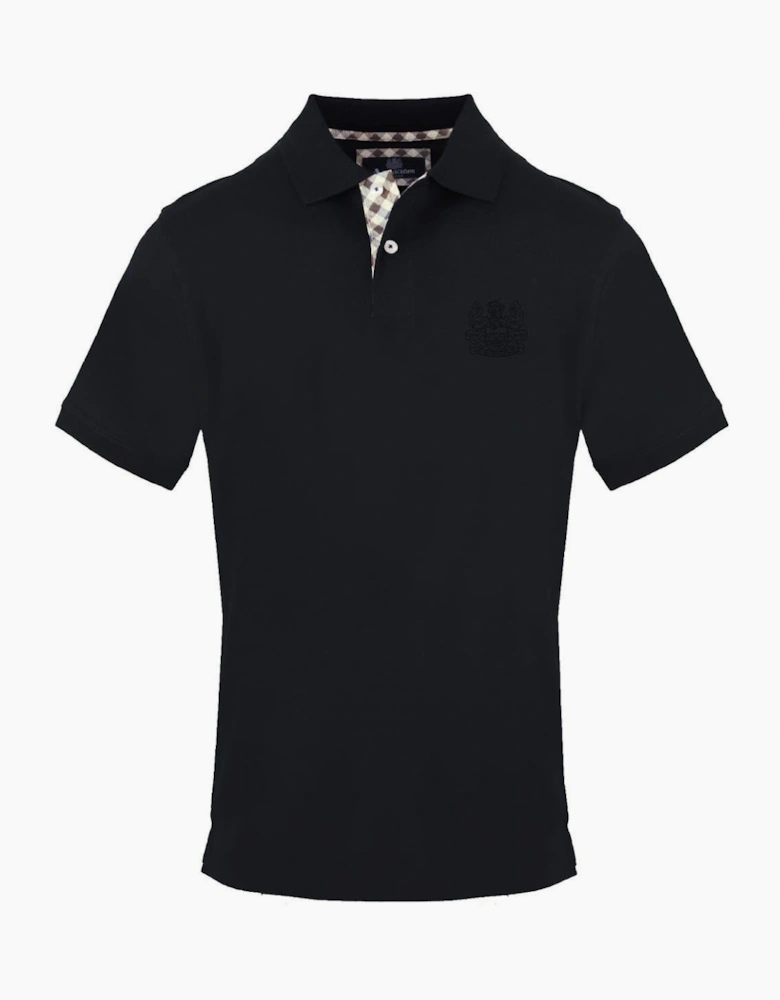 Collared Neck Short Sleeve Polo Shirt