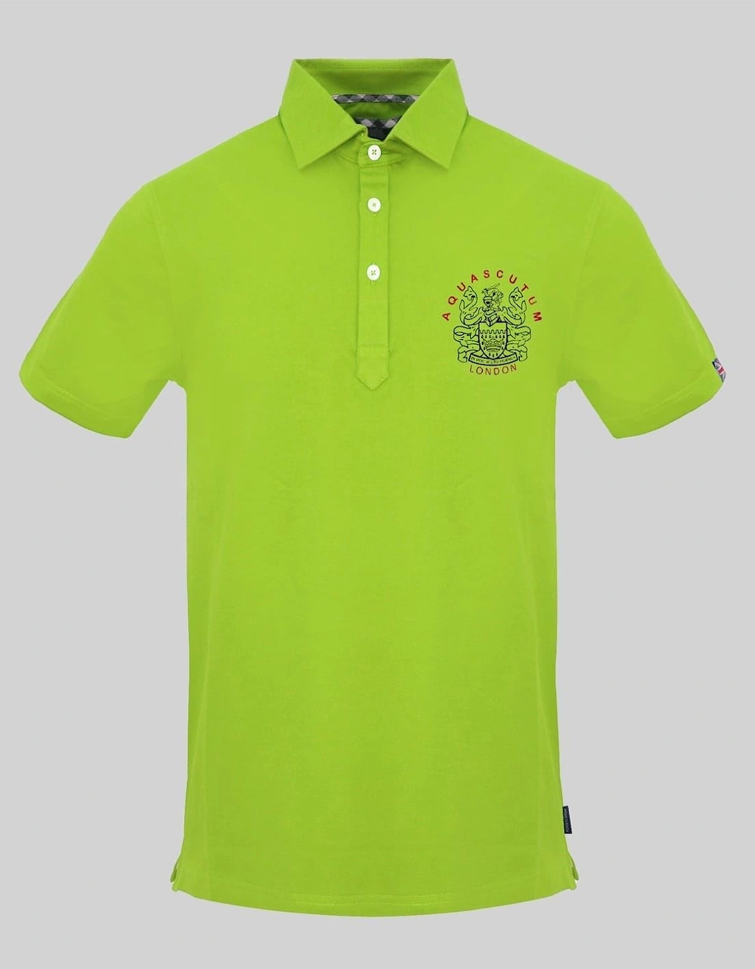 Collared Neck Short Sleeve Polo Shirt